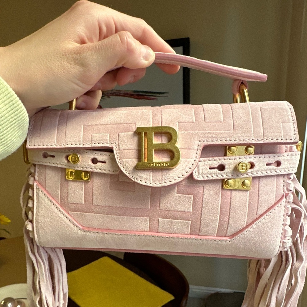 Balmain light pink purse 💕